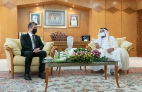 حاكم الشارقة يستقبل رئيس حكومة إقليم كردستان