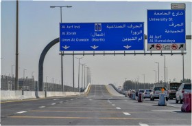 وزارة تطوير البنية التحتية تفتتح جسر مشروع شارع الاتحاد بعجمان أمام حركة المرور