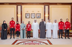 محمد الشرقي يلتقي ماجدة الكتبي لفوزها بالميدالية البرونزية في بطولة الألعاب الآسيوية بماليزيا