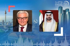 خلال اتصال هاتفي .. محمد بن زايد ورئيس ألمانيا يبحثان العلاقات الثنائية