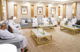 حمدان بن مبارك يستقبل رئيس الاتحاد العُماني لكرة القدم