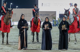 تحت رعاية الشيخة فاطمة .. فرسان العالم يحصدون الألقاب في دولية قفز الحواجز