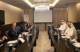 الجروان يلتقي في دبي رئيس مجلس الشيوخ الإسباني