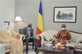 شخبوط بن نهيان يلتقي في انجمينا رئيس تشاد