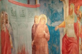 لوحة «خلق آدم» لمايكل أنجلو تزين جناح الكرسي الرسولي في إكسبو 2020