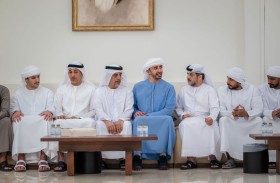 عبدالله بن زايد يقدِّم واجب العزاء في شهيد الوطن والواجب سعيد راشد البلوشي