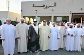 سعيد بن طحنون يحضر أفراح المنصوري بالعين