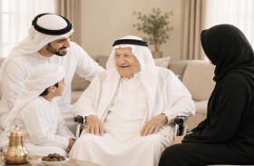 عيدنا وياكم في اجتماعية الشارقة تستقبل المعايدين في دار رعاية المسنين
