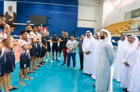 الأولمبية البحرينية تحفز منتخب الطائرة قبل المشاركة ببطولة آسيا 