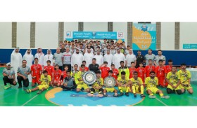 «فريقا واسط» يُتوّجان بدرع دوري ناشئة الشارقة لكرة قدم الصالات الـ 14