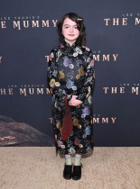 الممثلة الأمريكية بيلي روي لدى حضورها العرض الخاص لفيلم «المومياء» للمخرج لي كرونين في هوليوود.ا ف ب