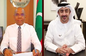 عبدالله بن زايد ووزير خارجية المالديف يبحثان عبر اتصال مرئي العلاقات الثنائية وتطورات جائحة كورونا