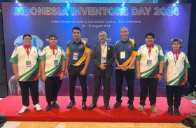  الفجيرة العلمي يستعرض ابتكاراته في يوم المخترعين الإندونيسي 