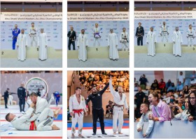 مشاركة عالمية واسعة في منافسات الأساتذة ببطولة أبوظبي العالمية لمحترفي الجوجيتسو