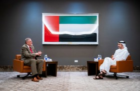 عبدالله بن زايد يستقبل مبعوث الأمين العام للأمم المتحدة إلى ليبيا