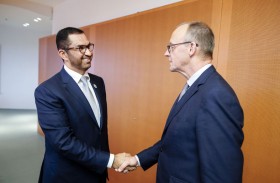 الإمارات وألمانيا تبحثان سبل توسيع آفاق التعاون وتعزيز العلاقات الثنائية في القطاعات الحيوية