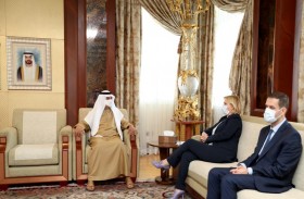 نهيان بن مبارك يستقبل وزيرة الاقتصاد الجورجية