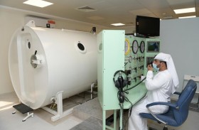 شرطة دبي تعالج 10 حالات العام الماضي في غرفة الضغط بالأكسجين