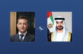 رئيس الدولة والرئيس الأوكراني يبحثان خلال اتصال هاتفي علاقات التعاون والتطورات الإقليمية