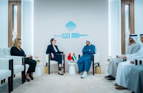 عبدالله بن زايد يستقبل عددا من المسؤولين المشاركين في القمة العالمية للحكومات