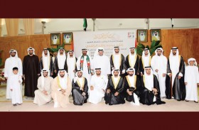 سعيد بن طحنون يشهد العرس الجماعي الخامس والعشرين لقبيلة الرواشد 