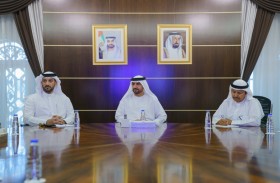 عبدالله بن سالم القاسمي يلتقي الفريق المحلي للطوارئ والأزمات بالشارقة