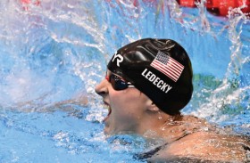 الذهبية العشرون للأميركية ليديكي بمونديال السباحة  