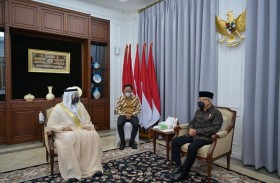 نائب الرئيس الاندونيسي يستقبل أمين عام مجلس حكماء المسلمين 