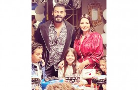 دينا فؤاد متزوجة من خالد سليم وأم لطفلين في مسلسل 