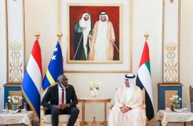 حاكم رأس الخيمة يستقبل رئيس وزراء جزيرة كوراساو