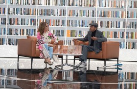 حضور كبير ومشاركة واسعة في جلسة  الروائي الكبير إبراهيم الكوني في مكتبة محمد بن راشد