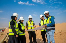 كهرباء ومياه وغاز الشارقة تنجز 90 % من شبكة مياه روضة القرط بـ13مليون درهم