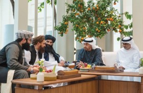 رئيس الدولة يبحث مع وزير الداخلية  الأفغاني علاقات الصداقة والتعاون بين البلدين 