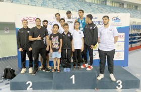 سباحو نادي الذيد يحققون خمس ميداليات ملونة في بطولة كأس الإمارات المفتوحة