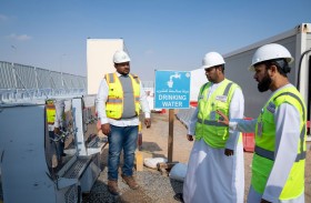 بلدية منطقة الظفرة توفر استراحات للعمال في مواقع البناء والإنشاء