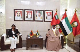 البواردي يلتقي وزيرة دفاع جمهورية المالديف 