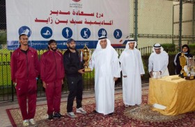 أكاديمية سيف بن زايد تكرم الفائزين بالمراكز الأولى ببطولة الترايثلون الرمضانية  