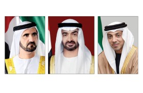 رئيس الدولة ونائباه يهنئون رئيسة مولدوفا بذكرى استقلال بلادها