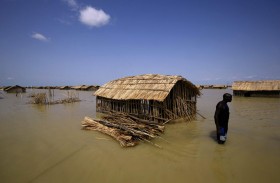 فيضانات السودان تهجر اللاجئين الآتين من الجنوب 