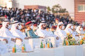 محمد الشرقي يشهد احتفالات الداخلية بالفجيرة ويهنئ سيف بن زايد باليوبيل الذهبي