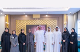 عمار بن حميد يستقبل مجلس عجمان للشباب ويطلع على خطته الاستراتيجية