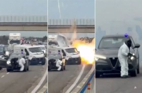 سطو هوليوودي على شاحنة أموال في إيطاليا