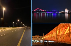 بلدية أبوظبي تواصل تطوير شبكة إنارة الطرق في جزيرة أبوظبي والبر الرئيسي بنظام LED 