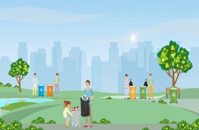 مركز التواجد البلدي – مدينة خليفة ينفذ المرحلة الثانية من مبادرة «عاصمتي» للحفاظ على المظهر العام