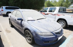 بلدية مدينة أبوظبي تواصل جهودها التوعوية لمواجهة ظاهرة السيارات المهملة في الوثبة 