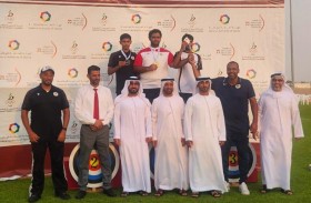 لاعب نادي مليحة سلطان محمد عوض سيف الكتبي يحقق الميدالية الفضية في بطولة دوري الإمارات للفئات العمرية 2023 للقوس والسهم