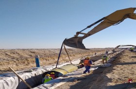 كهرباء ومياه دبي تنتهي من تنفيذ 96.4 % من مشروع لتمديد خطوط نقل مياه في دبي