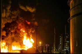 السيطرة على الحريق بمصفاة نفط في طهران
