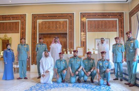حميد النعيمي وولي عهده يهنئان شرطة عجمان بفوزها بـ 5 جوائز ضمن جائزة وزير الداخلية للتميز