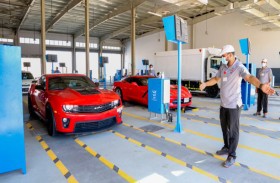 إطلاق خدمة (افحص و انطلق) في مركز سبيد لفحص وتسجيل المركبات بعجمان